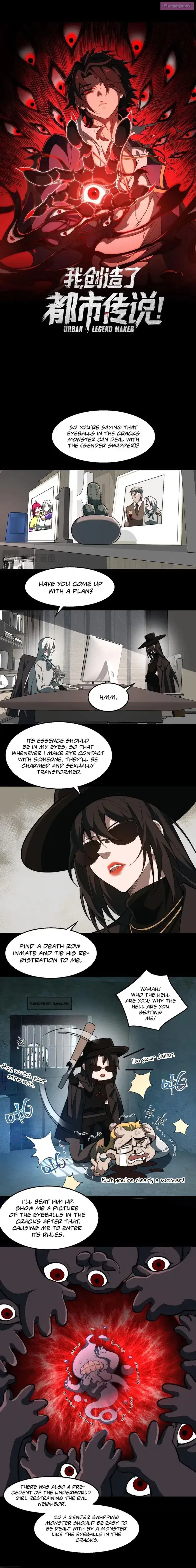 I created an Urban Legend Zinmanga X Chapter 51 Page 1