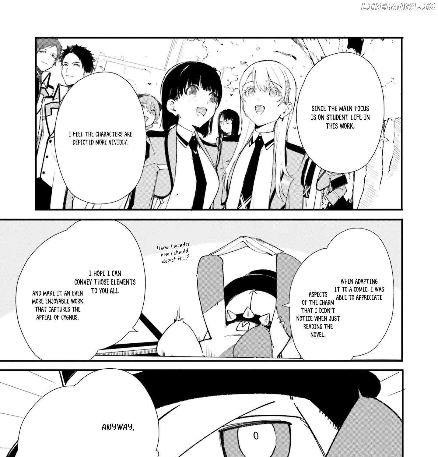 Shin Mahouka Koukou No Rettousei: Cygnus No Otome-Tachi Zinmanga X Chapter 3.5 Page 6