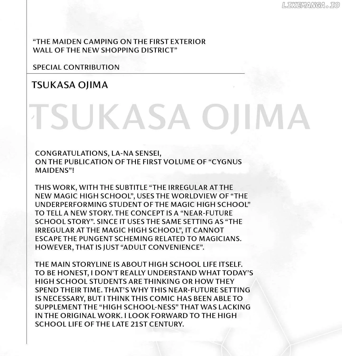Shin Mahouka Koukou No Rettousei: Cygnus No Otome-Tachi Zinmanga X Chapter 3.5 Page 8