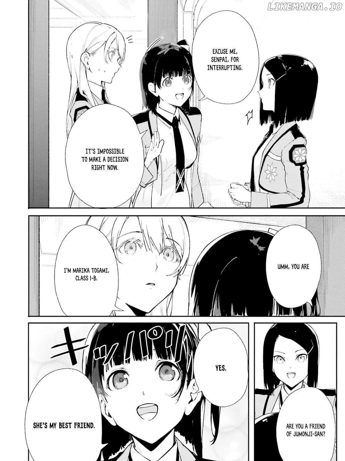 Shin Mahouka Koukou No Rettousei: Cygnus No Otome-Tachi Zinmanga X Chapter 3 Page 50