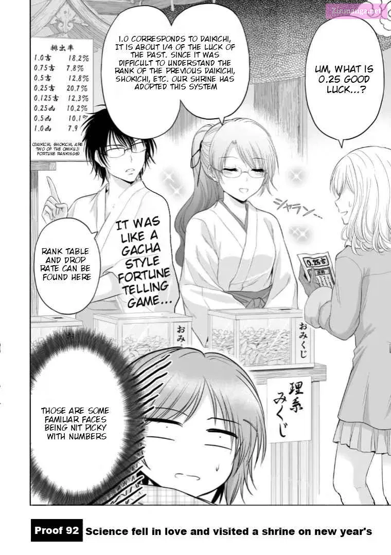 Rikei ga Koi ni Ochita no de Shoumei shitemita. Zinmanga X Chapter 92 Page 5