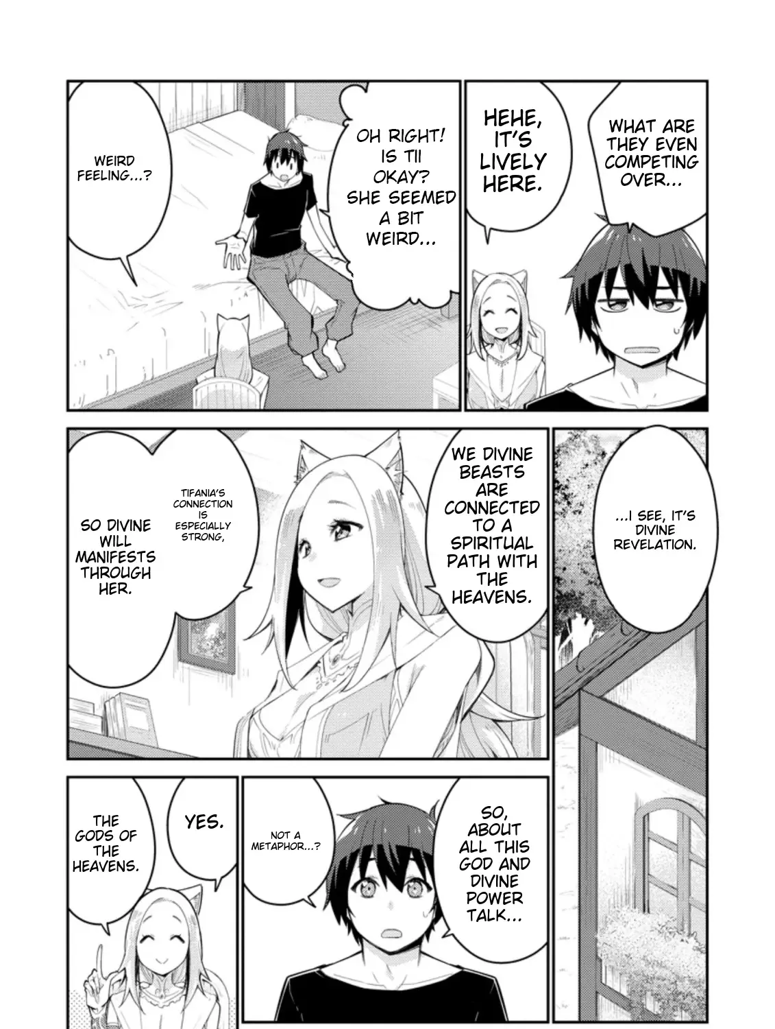 Kemono No Kuni Ni Kou Taiguu De Manekareru: Mori De Tasuketa Shinjuu To Kemomimi Bishoujotachi Ni Mechakucha Dekiaisare Nagara Slow Life O Tanoshinderu Zinmanga X Chapter 5 Page 54