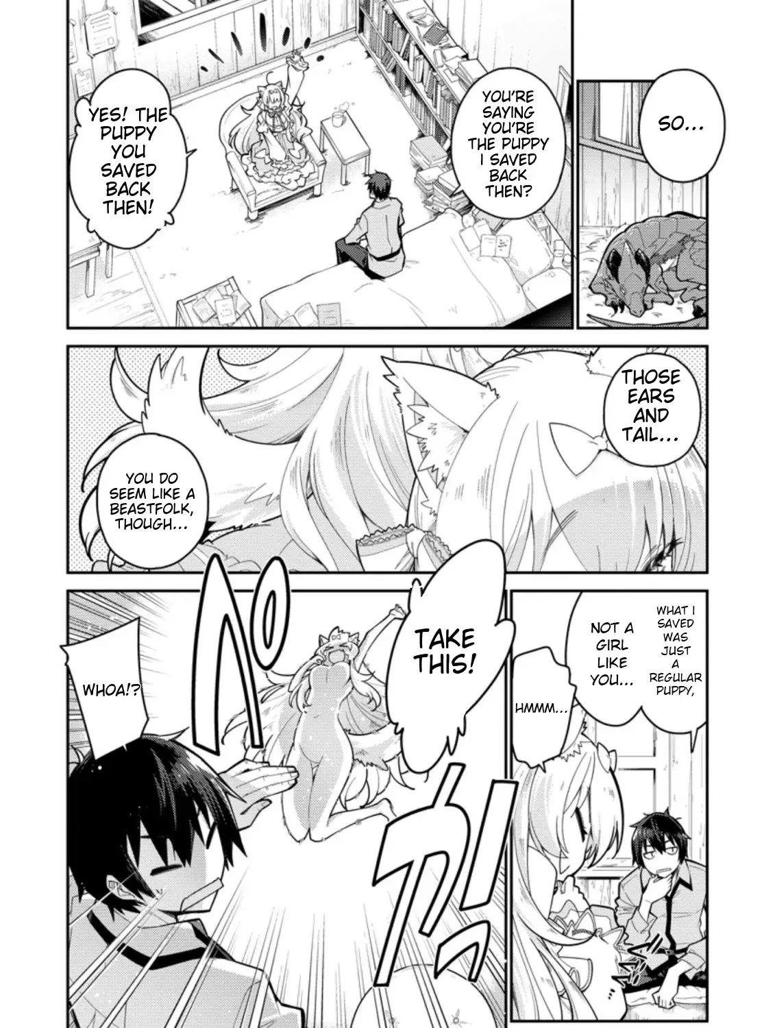 Kemono No Kuni Ni Kou Taiguu De Manekareru: Mori De Tasuketa Shinjuu To Kemomimi Bishoujotachi Ni Mechakucha Dekiaisare Nagara Slow Life O Tanoshinderu Zinmanga X Chapter 2 Page 4