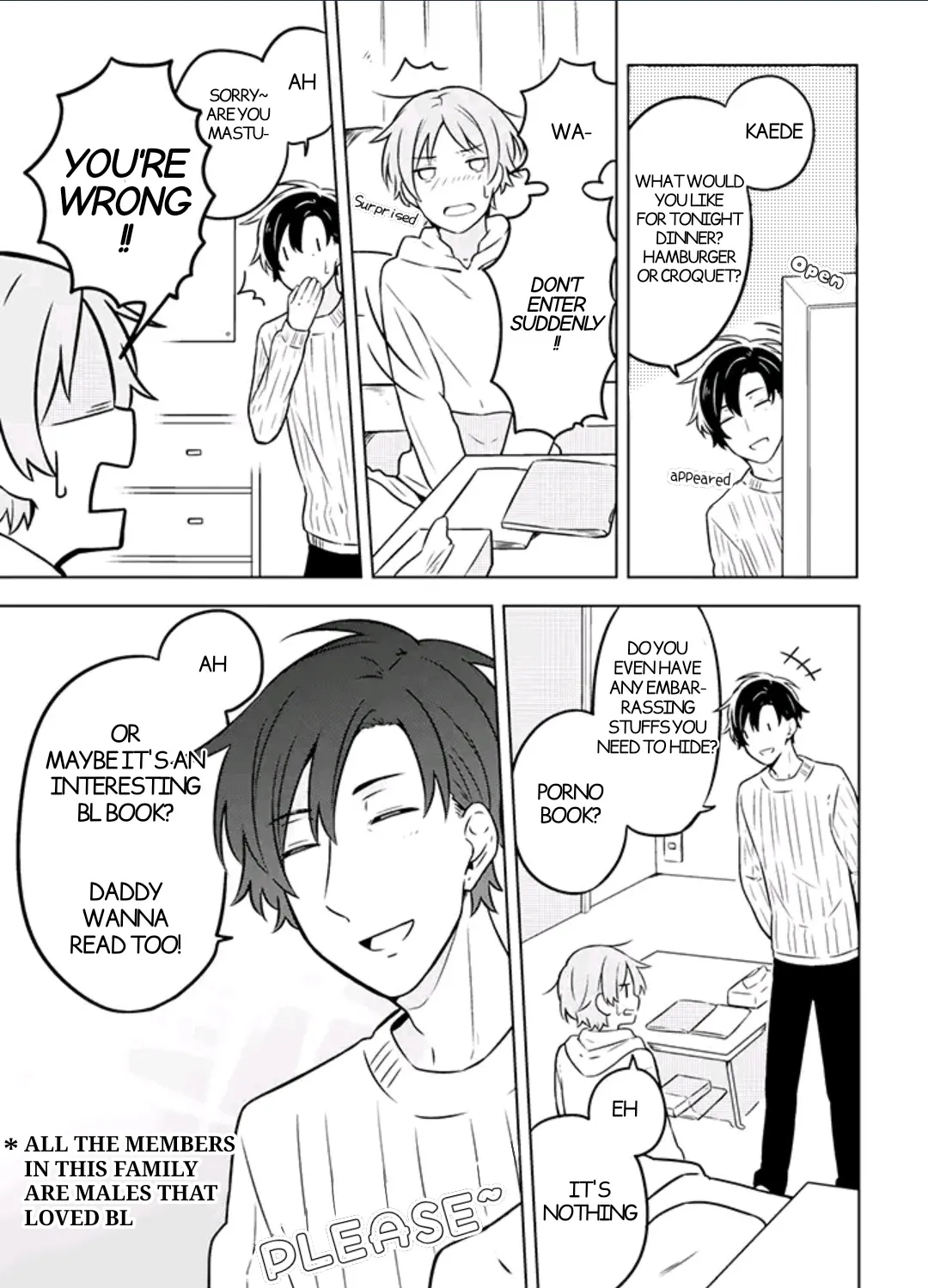 Fudanshi Kazoku Zinmanga X Chapter 1 Page 12