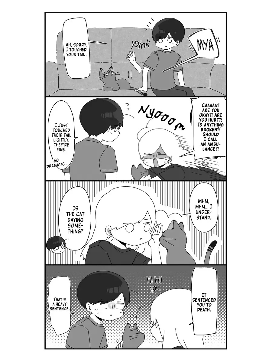 Sekai Wo Teki Ni Mawashitemo Neko Wo Aishiteru Zinmanga X Chapter 4 Page 9