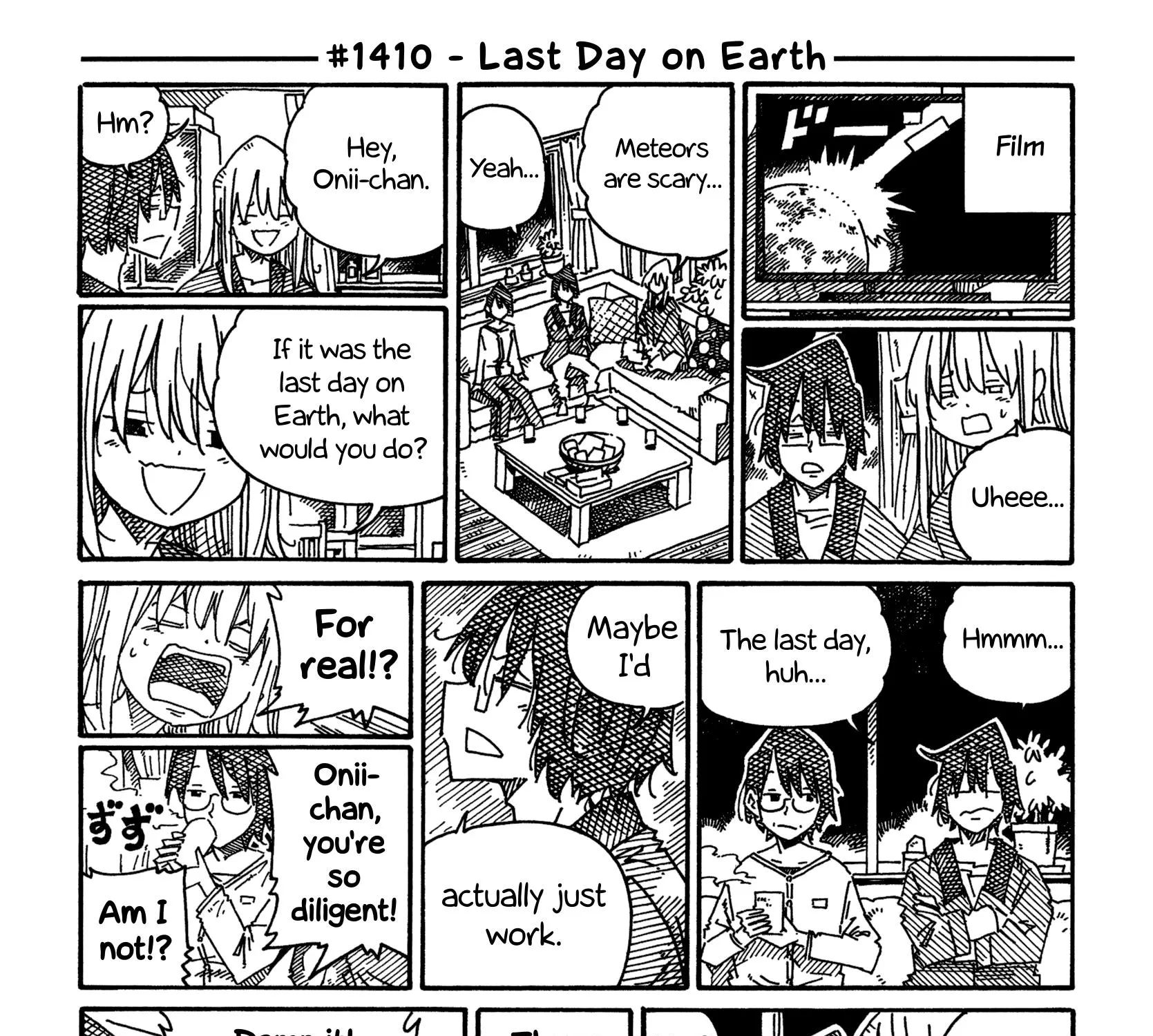 Hatarakanai Futari Zinmanga X Chapter 1410 Page 1