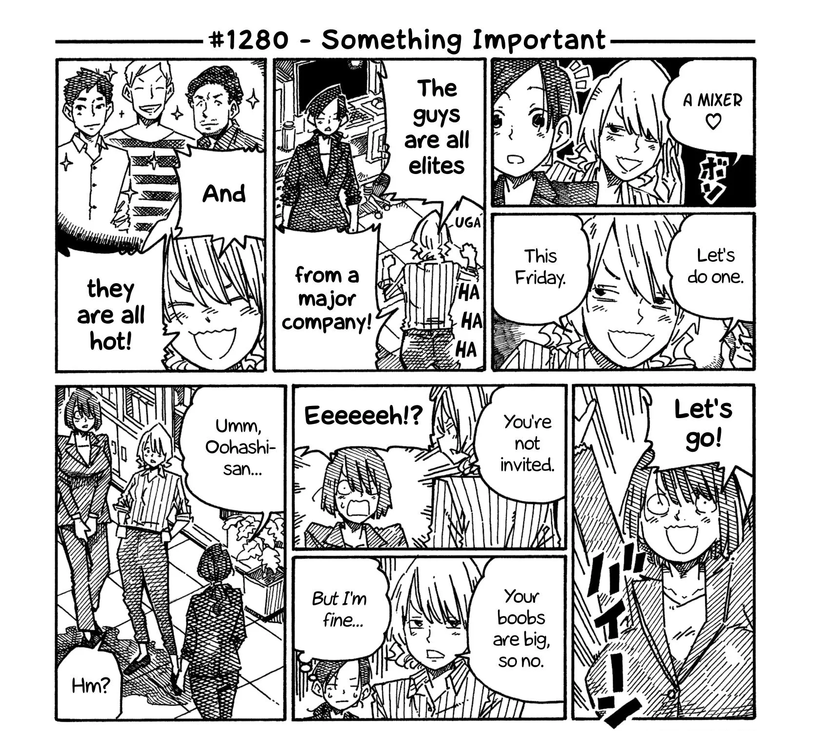 Hatarakanai Futari Zinmanga X Chapter 1280 Page 1