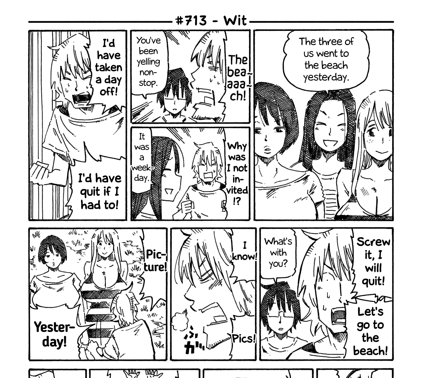 Hatarakanai Futari Zinmanga X Chapter 713 Page 1