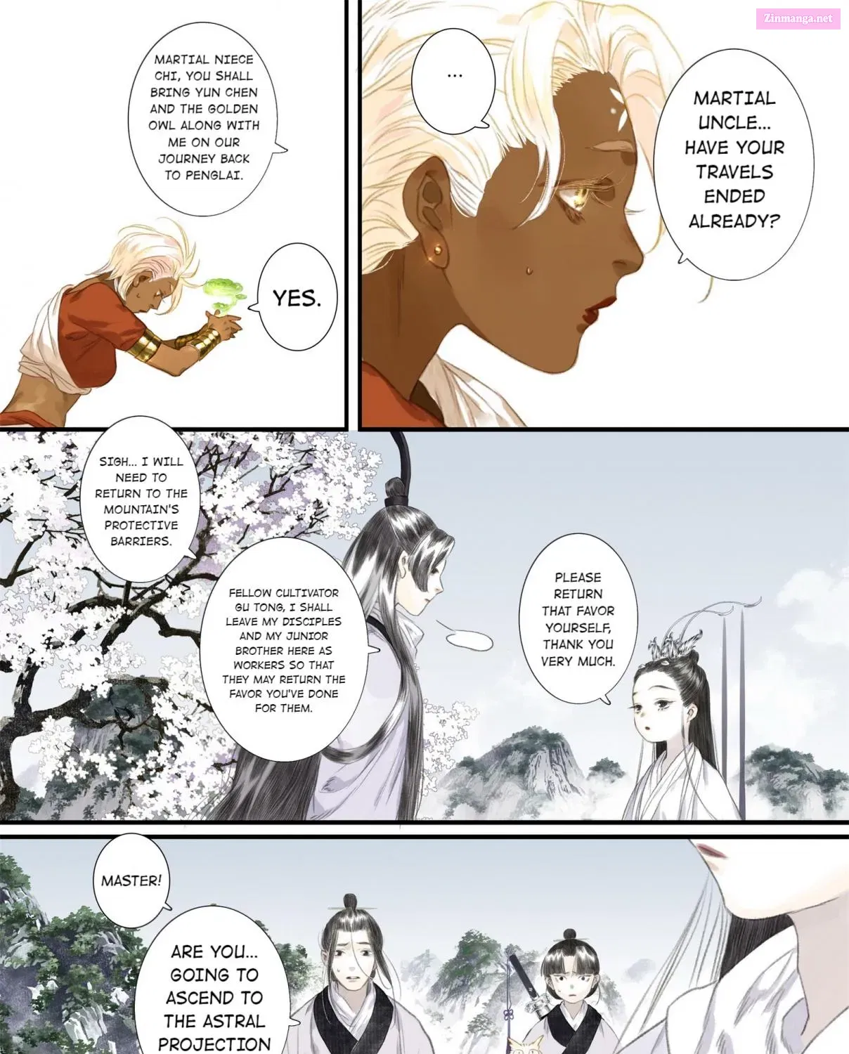 Song of the Sky Pacers Zinmanga X Chapter 49.1 Page 13