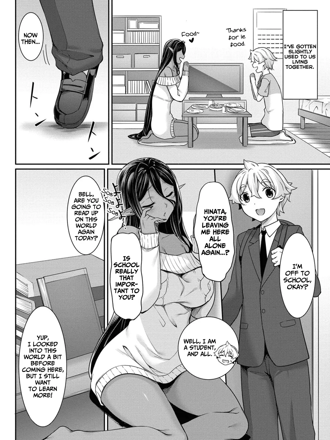 Chotto Dake ai ga Omoi Dark Elf ga Isekai Kara Oikakete Kita Zinmanga X Chapter 3 Page 10