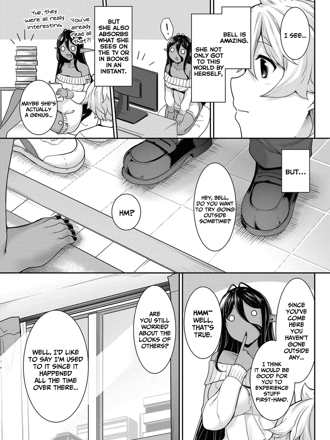 Chotto Dake ai ga Omoi Dark Elf ga Isekai Kara Oikakete Kita Zinmanga X Chapter 3 Page 12