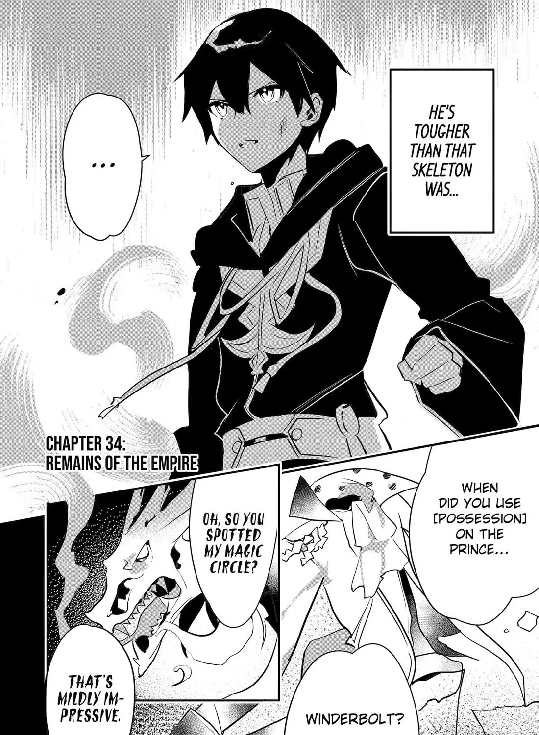 Mamono wo Shitagaeru "Teiin" wo Motsu Tensei Kenjya~ Katsute no Maho to Jyuma de Hissori Saikyo no Bokensha ninaru~ Zinmanga X Chapter 34 Page 2