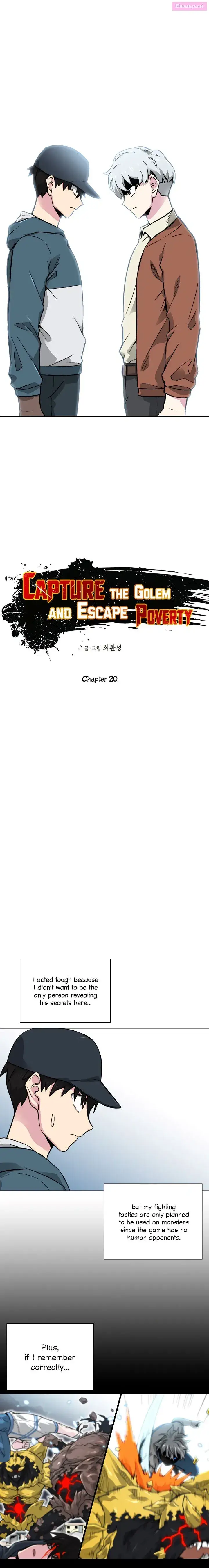 Capture The Golem And Escape Poverty Zinmanga X Chapter 20 Page 3
