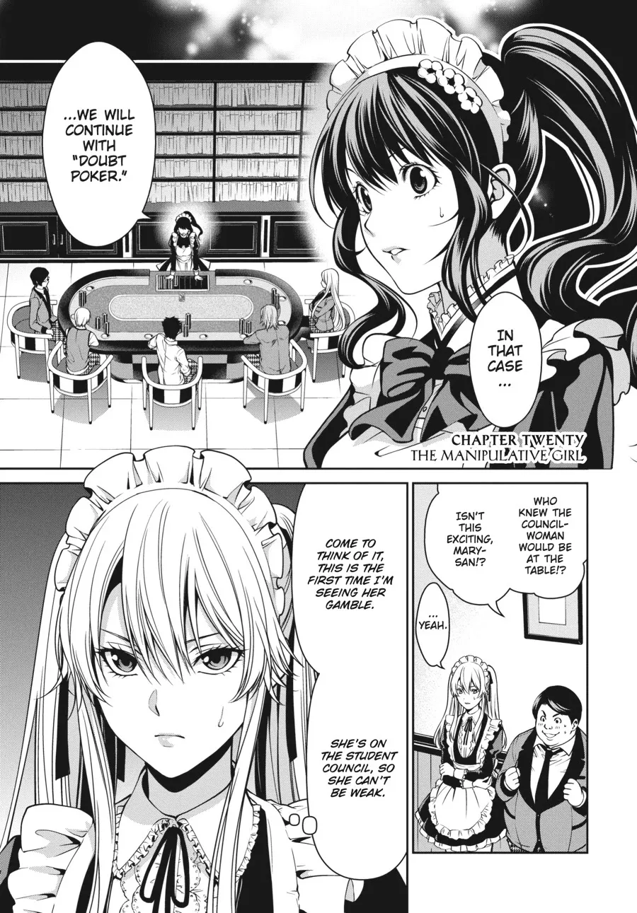 Kakegurui Twin Zinmanga X Chapter 20 Page 1