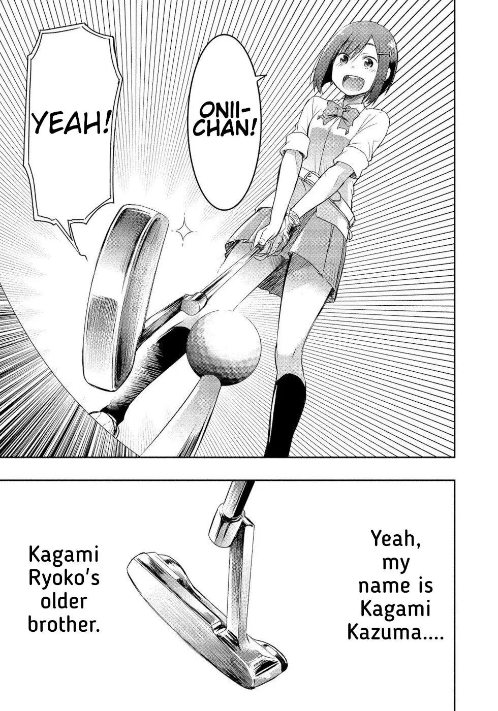The Case of Me, a Pro Golfer, Being Reincarnated as My Little Sister’s Putter Zinmanga X Chapter 1 Page 35