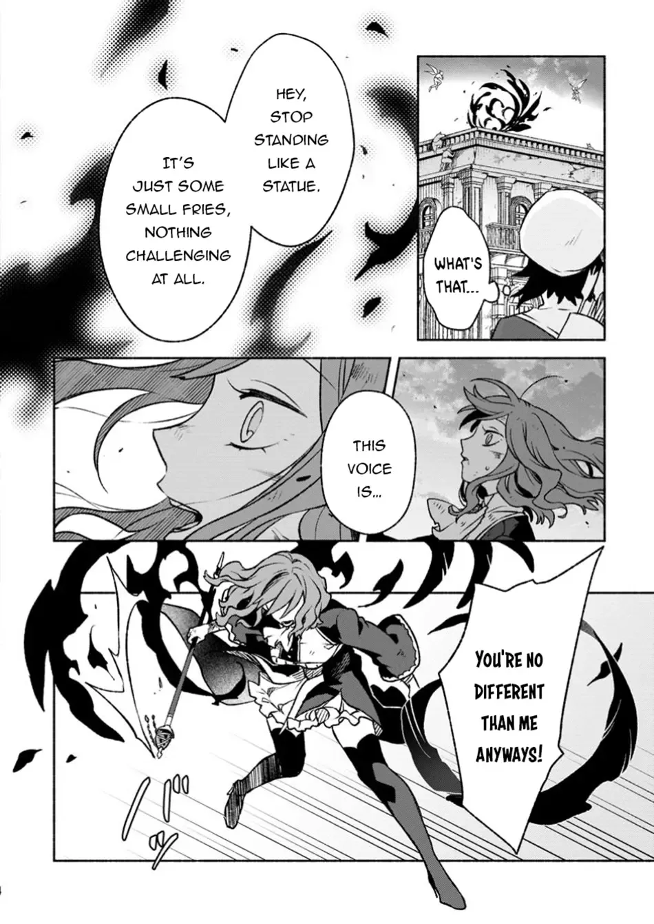 Sono Monban, Saikyou Nitsuki: Tsuihou Sareta Bougyo Ryoku 9999 No Senshi, Outo No Monban Toshite Musou Suru Zinmanga X Chapter 33.2 Page 2