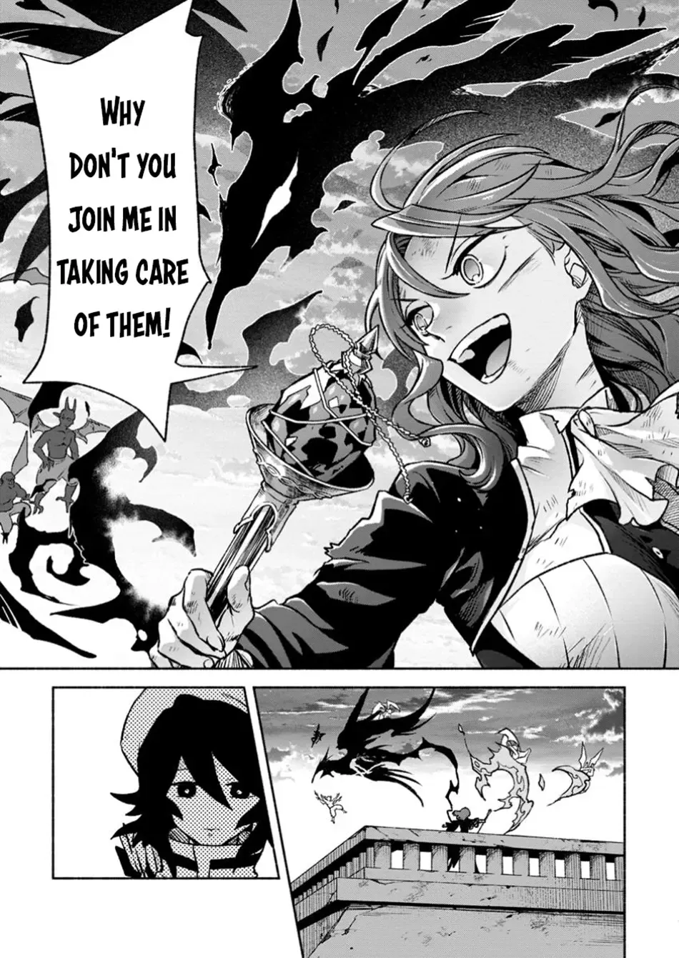 Sono Monban, Saikyou Nitsuki: Tsuihou Sareta Bougyo Ryoku 9999 No Senshi, Outo No Monban Toshite Musou Suru Zinmanga X Chapter 33.2 Page 3
