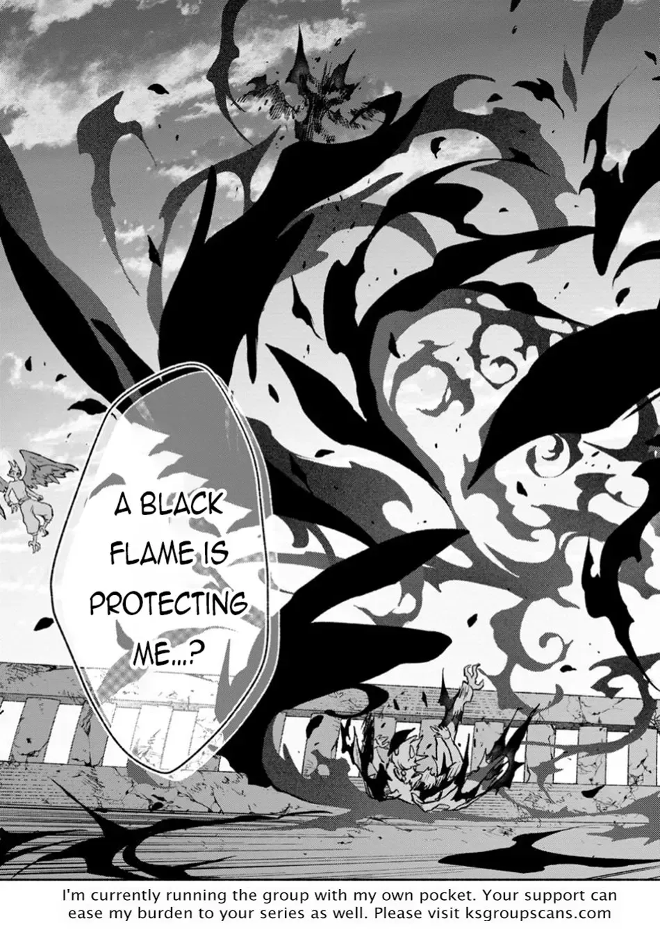 Sono Monban, Saikyou Nitsuki: Tsuihou Sareta Bougyo Ryoku 9999 No Senshi, Outo No Monban Toshite Musou Suru Zinmanga X Chapter 33.1 Page 14