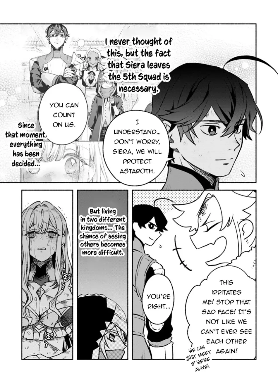 Sono Monban, Saikyou Nitsuki: Tsuihou Sareta Bougyo Ryoku 9999 No Senshi, Outo No Monban Toshite Musou Suru Zinmanga X Chapter 32.3 Page 12