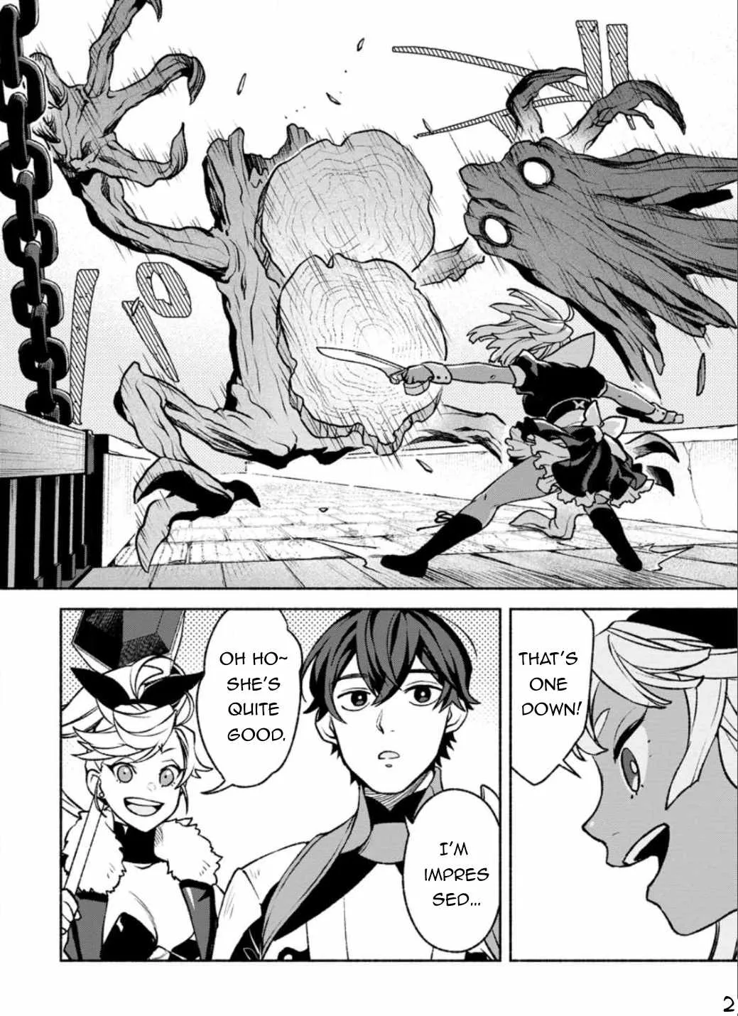 Sono Monban, Saikyou Nitsuki: Tsuihou Sareta Bougyo Ryoku 9999 No Senshi, Outo No Monban Toshite Musou Suru Zinmanga X Chapter 23 Page 16