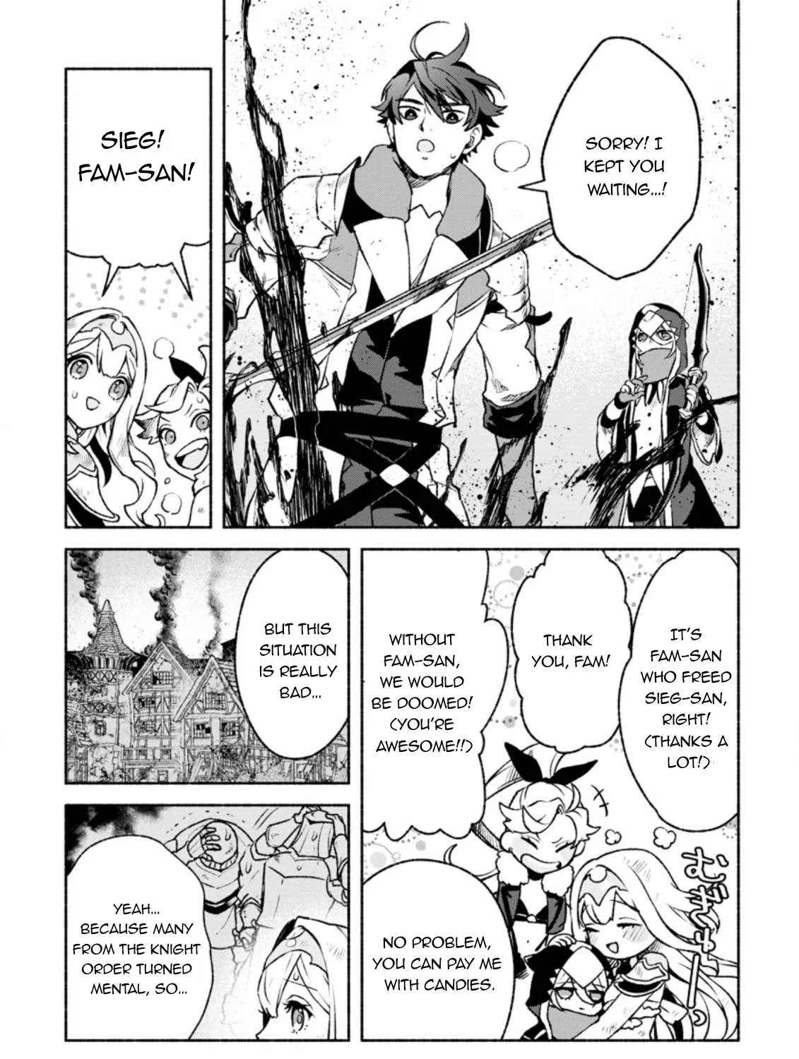 Sono Monban, Saikyou Nitsuki: Tsuihou Sareta Bougyo Ryoku 9999 No Senshi, Outo No Monban Toshite Musou Suru Zinmanga X Chapter 19 Page 8