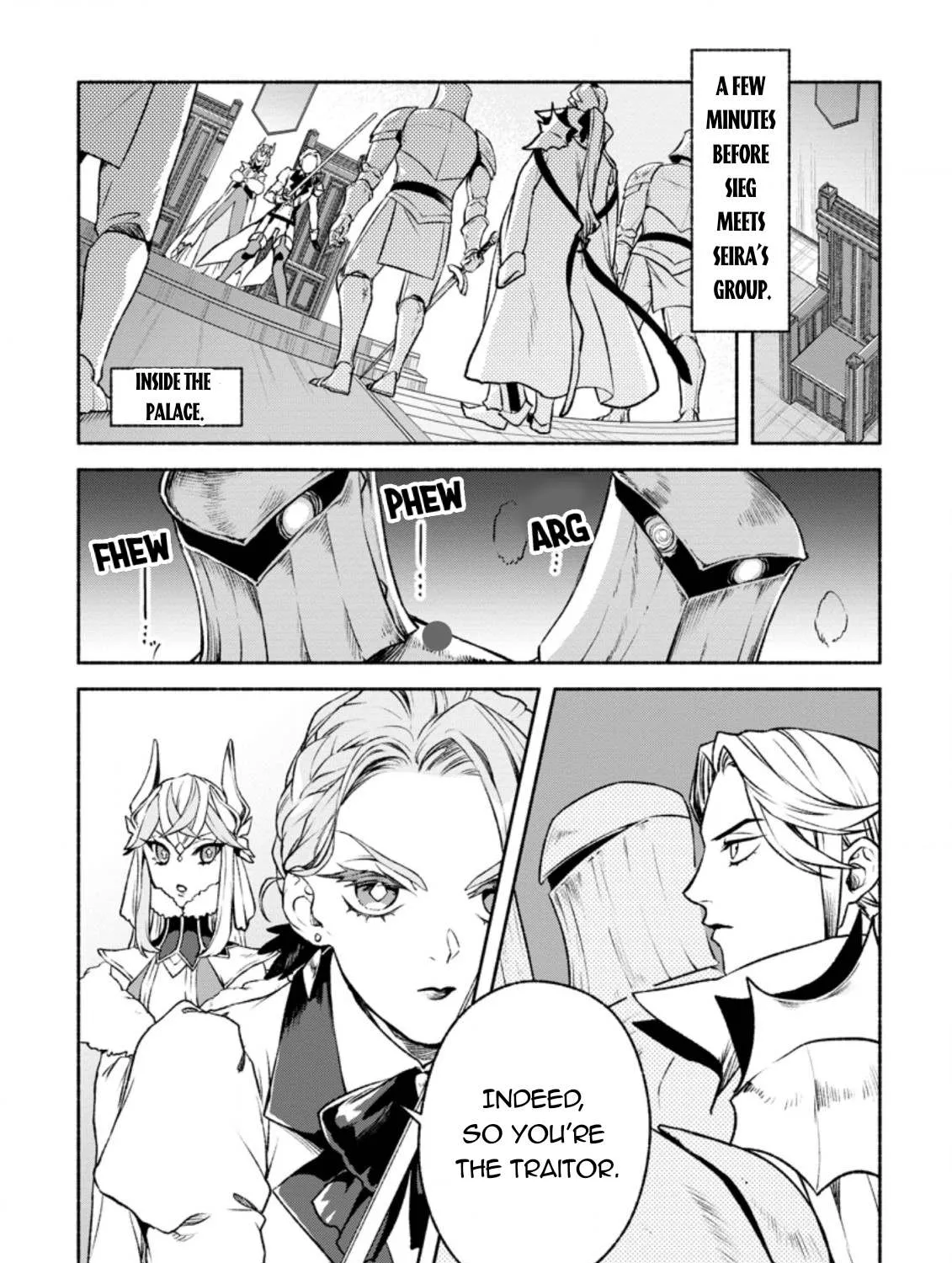 Sono Monban, Saikyou Nitsuki: Tsuihou Sareta Bougyo Ryoku 9999 No Senshi, Outo No Monban Toshite Musou Suru Zinmanga X Chapter 19 Page 12