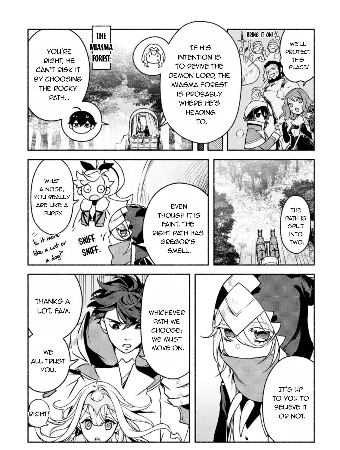 Sono Monban, Saikyou Nitsuki: Tsuihou Sareta Bougyo Ryoku 9999 No Senshi, Outo No Monban Toshite Musou Suru Zinmanga X Chapter 19 Page 52