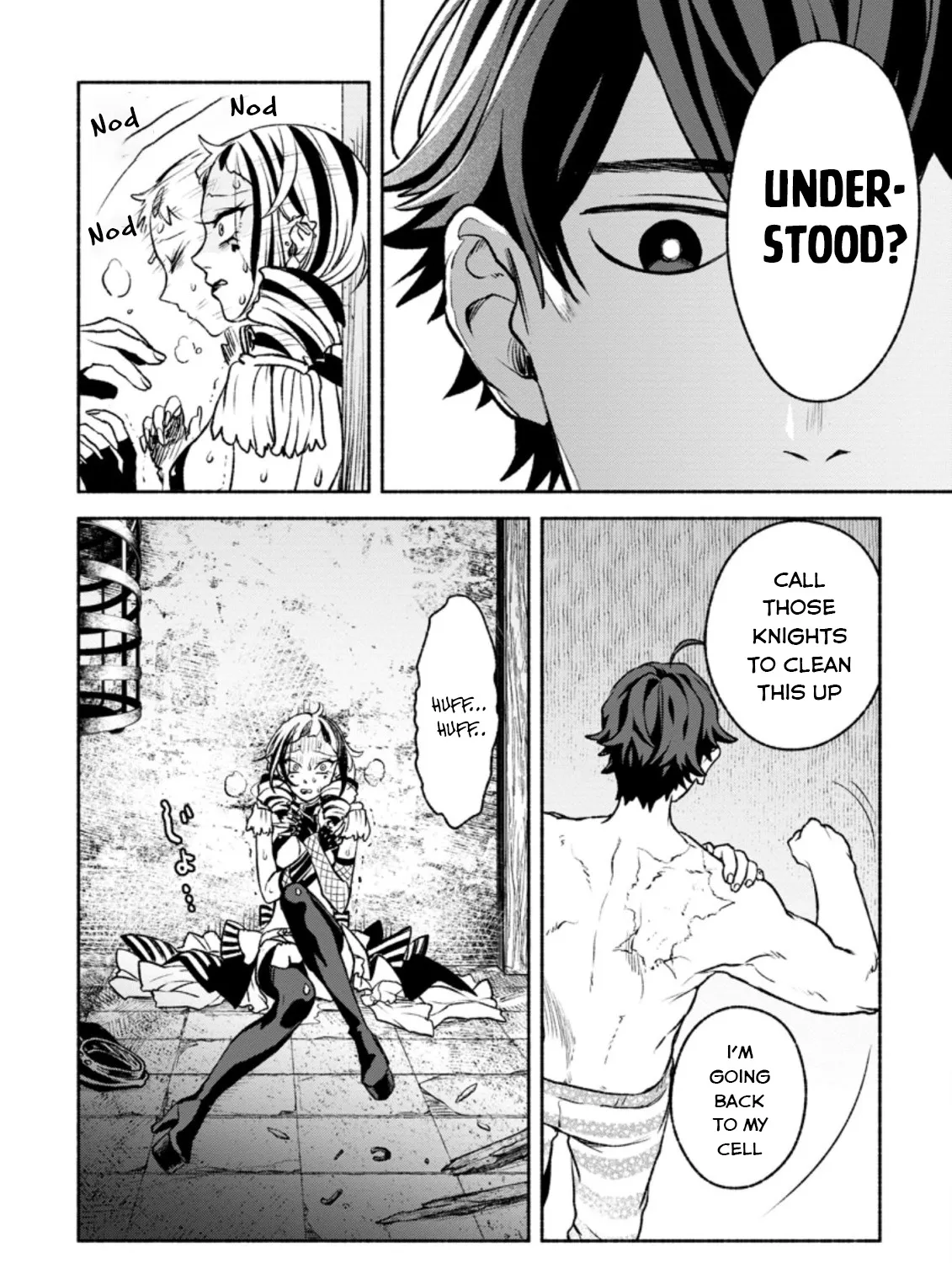 Sono Monban, Saikyou Nitsuki: Tsuihou Sareta Bougyo Ryoku 9999 No Senshi, Outo No Monban Toshite Musou Suru Zinmanga X Chapter 18 Page 44