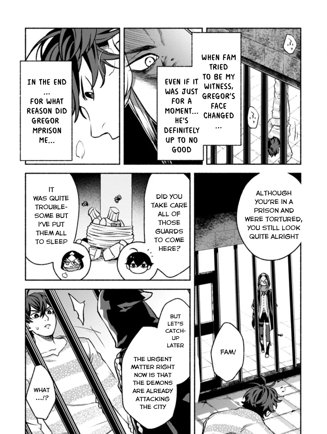 Sono Monban, Saikyou Nitsuki: Tsuihou Sareta Bougyo Ryoku 9999 No Senshi, Outo No Monban Toshite Musou Suru Zinmanga X Chapter 18 Page 46