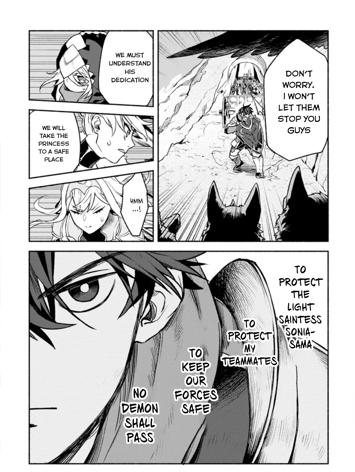 Sono Monban, Saikyou Nitsuki: Tsuihou Sareta Bougyo Ryoku 9999 No Senshi, Outo No Monban Toshite Musou Suru Zinmanga X Chapter 16 Page 4