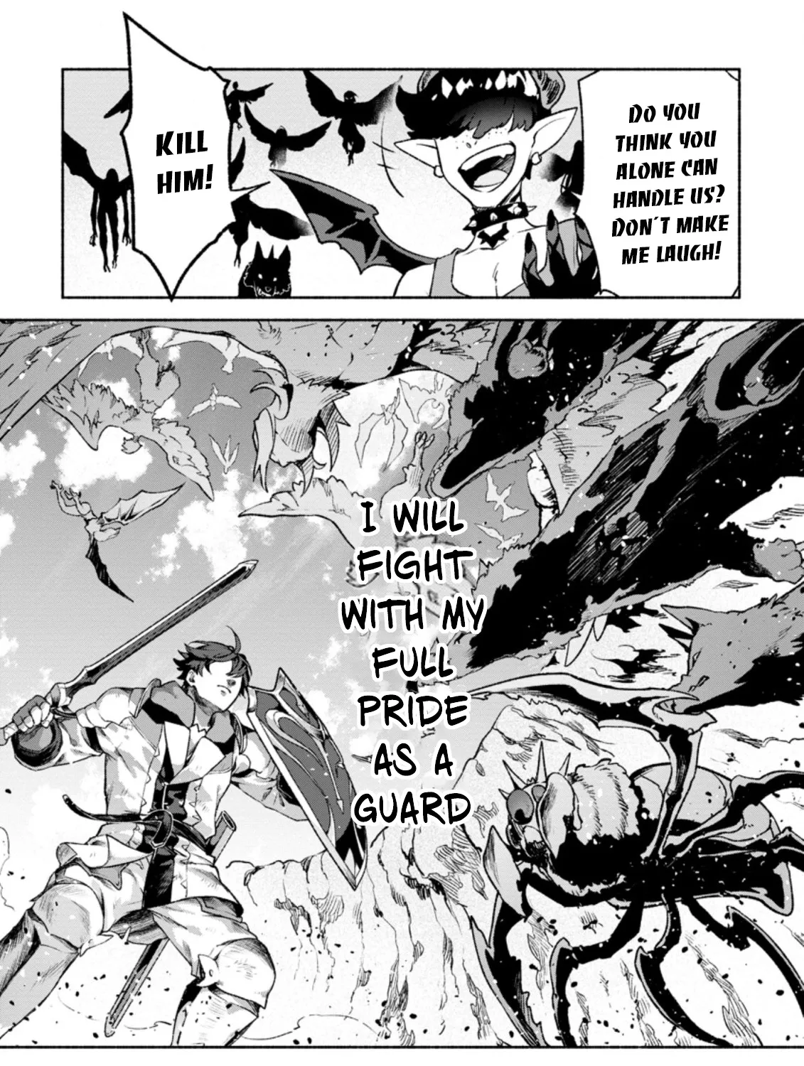 Sono Monban, Saikyou Nitsuki: Tsuihou Sareta Bougyo Ryoku 9999 No Senshi, Outo No Monban Toshite Musou Suru Zinmanga X Chapter 16 Page 6