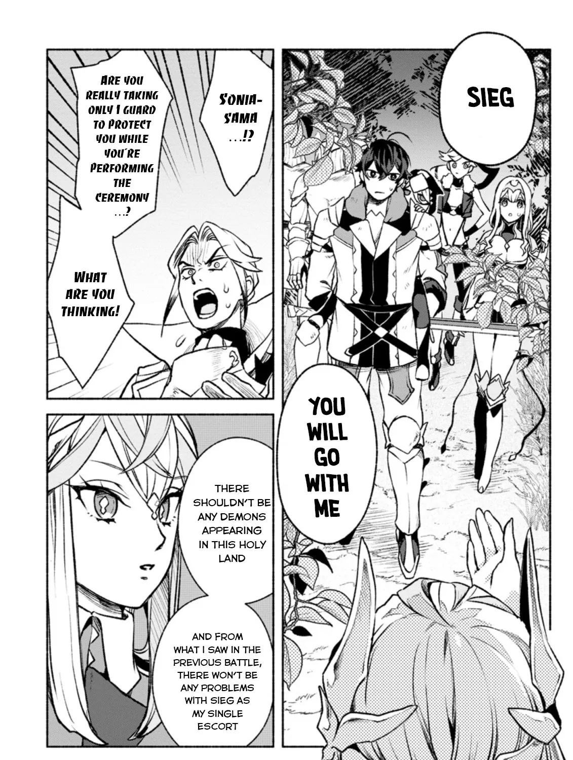 Sono Monban, Saikyou Nitsuki: Tsuihou Sareta Bougyo Ryoku 9999 No Senshi, Outo No Monban Toshite Musou Suru Zinmanga X Chapter 16 Page 36
