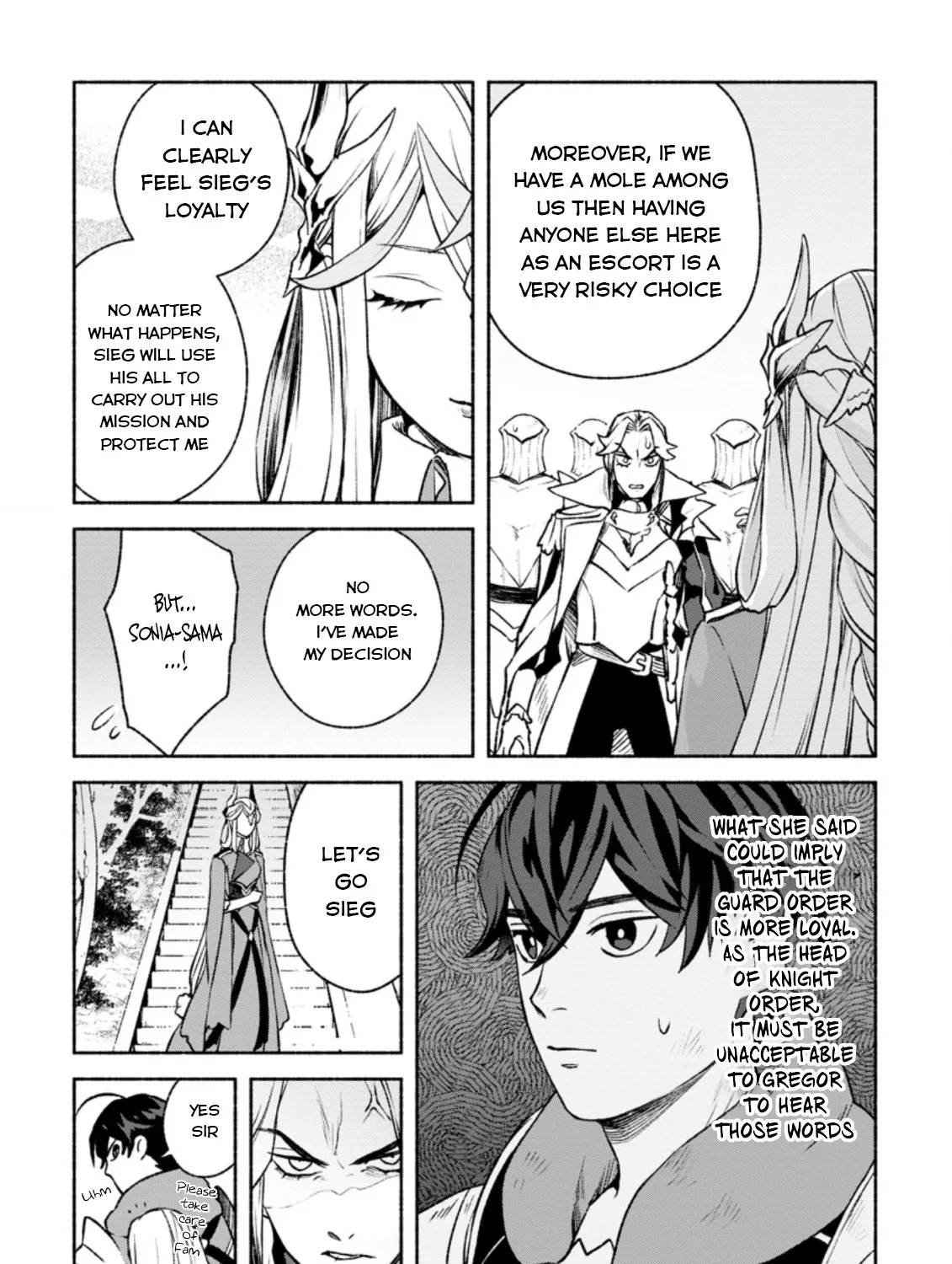 Sono Monban, Saikyou Nitsuki: Tsuihou Sareta Bougyo Ryoku 9999 No Senshi, Outo No Monban Toshite Musou Suru Zinmanga X Chapter 16 Page 38