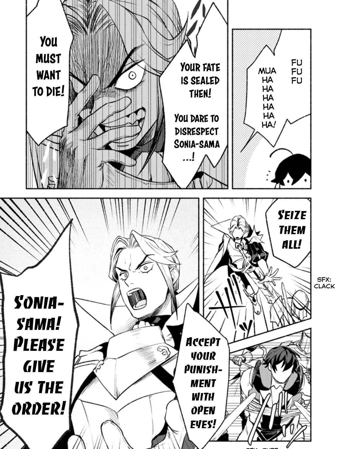 Sono Monban, Saikyou Nitsuki: Tsuihou Sareta Bougyo Ryoku 9999 No Senshi, Outo No Monban Toshite Musou Suru Zinmanga X Chapter 14.3 Page 2