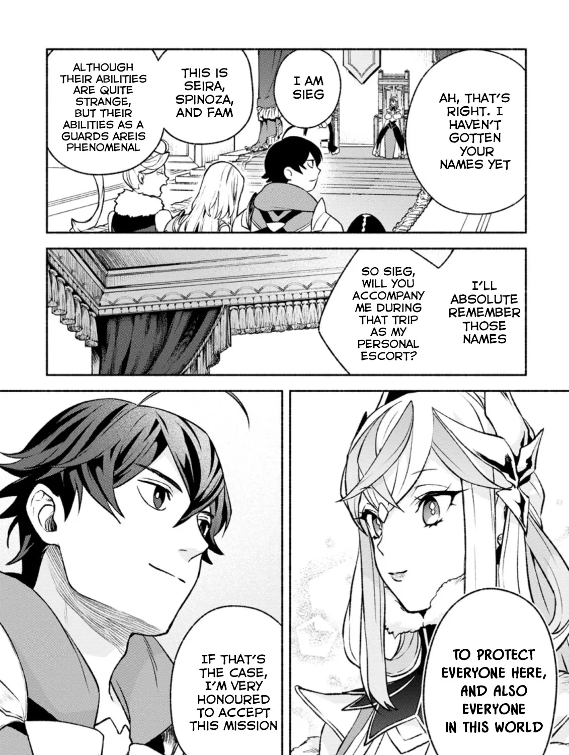 Sono Monban, Saikyou Nitsuki: Tsuihou Sareta Bougyo Ryoku 9999 No Senshi, Outo No Monban Toshite Musou Suru Zinmanga X Chapter 14.3 Page 12