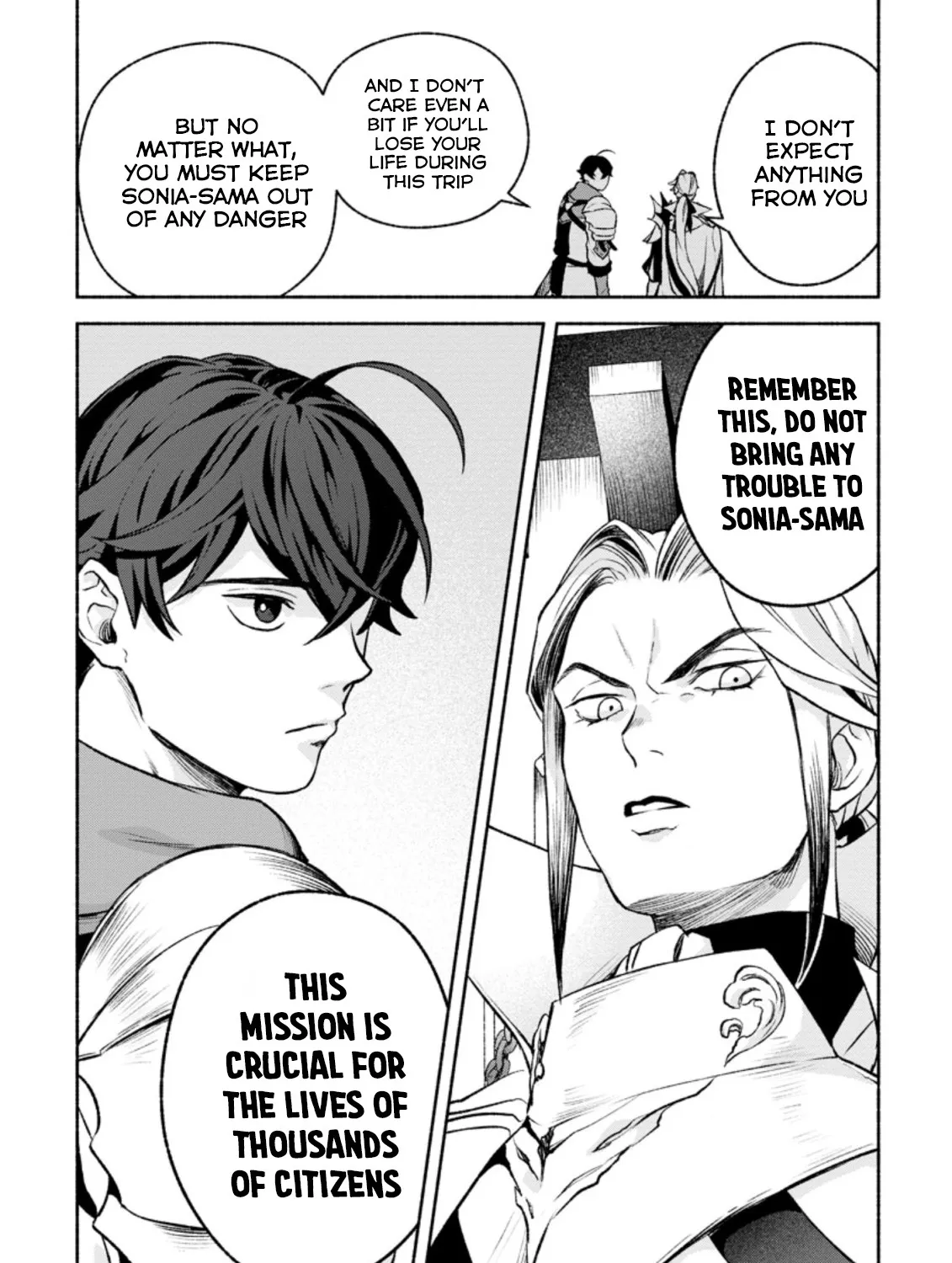Sono Monban, Saikyou Nitsuki: Tsuihou Sareta Bougyo Ryoku 9999 No Senshi, Outo No Monban Toshite Musou Suru Zinmanga X Chapter 14.3 Page 20
