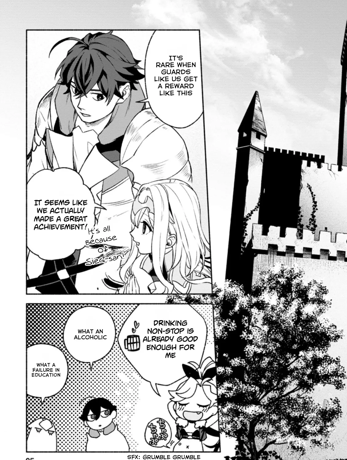 Sono Monban, Saikyou Nitsuki: Tsuihou Sareta Bougyo Ryoku 9999 No Senshi, Outo No Monban Toshite Musou Suru Zinmanga X Chapter 14.1 Page 6