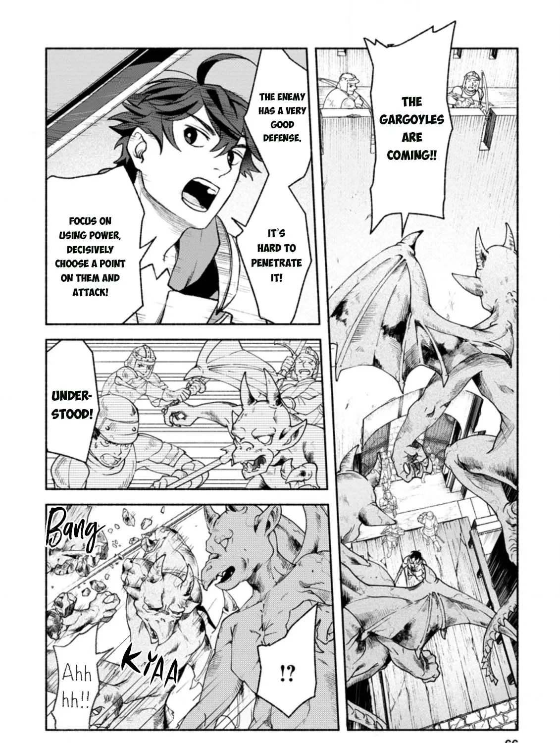 Sono Monban, Saikyou Nitsuki: Tsuihou Sareta Bougyo Ryoku 9999 No Senshi, Outo No Monban Toshite Musou Suru Zinmanga X Chapter 13 Page 4