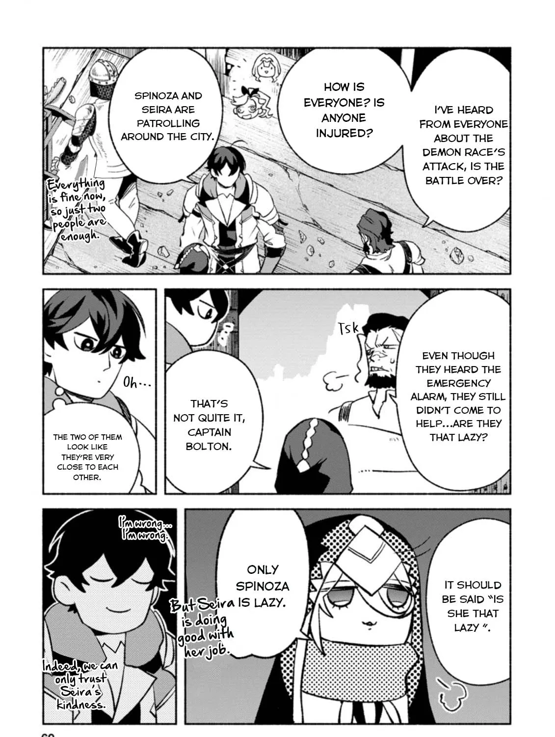Sono Monban, Saikyou Nitsuki: Tsuihou Sareta Bougyo Ryoku 9999 No Senshi, Outo No Monban Toshite Musou Suru Zinmanga X Chapter 13 Page 10
