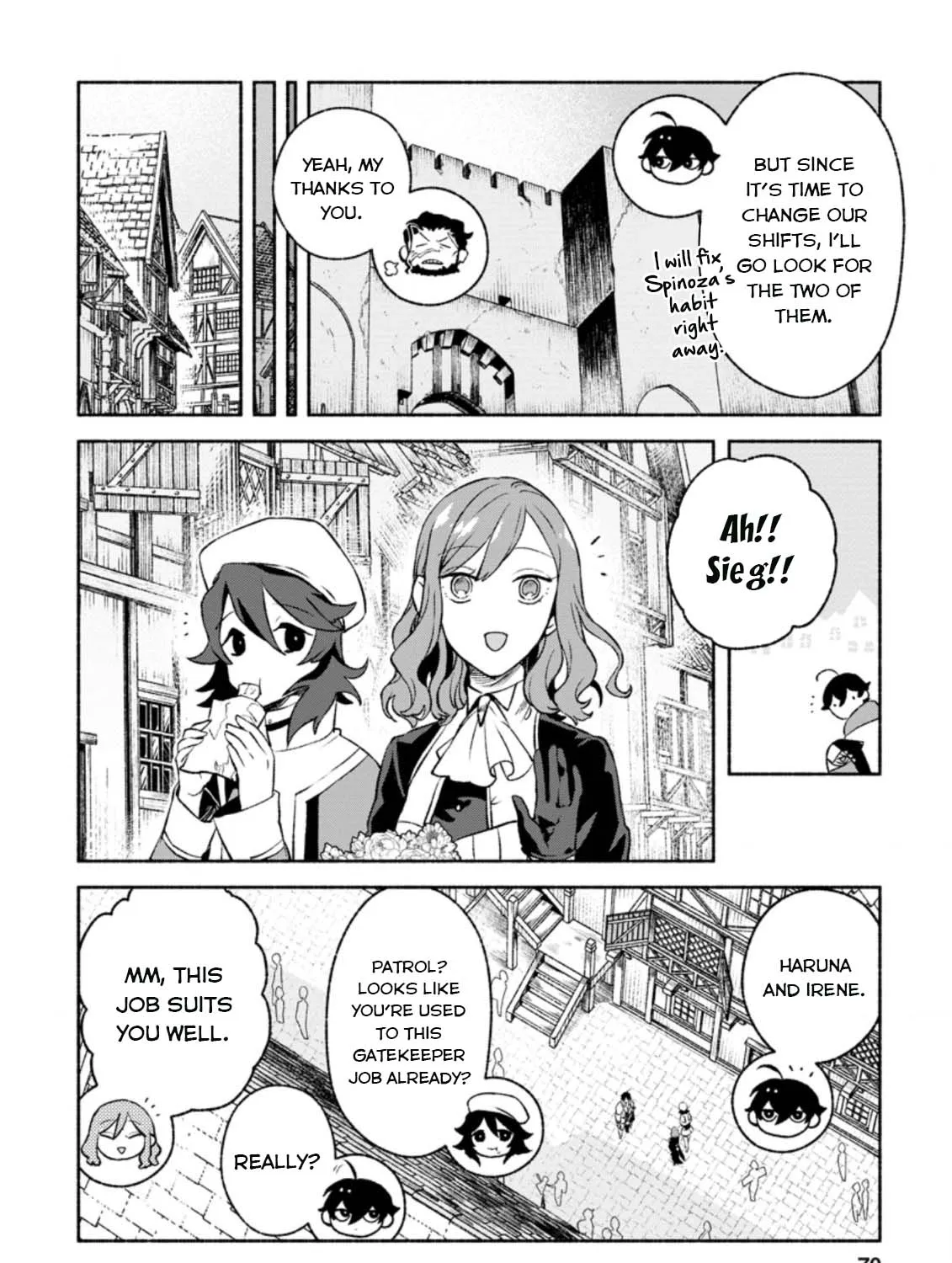 Sono Monban, Saikyou Nitsuki: Tsuihou Sareta Bougyo Ryoku 9999 No Senshi, Outo No Monban Toshite Musou Suru Zinmanga X Chapter 13 Page 12