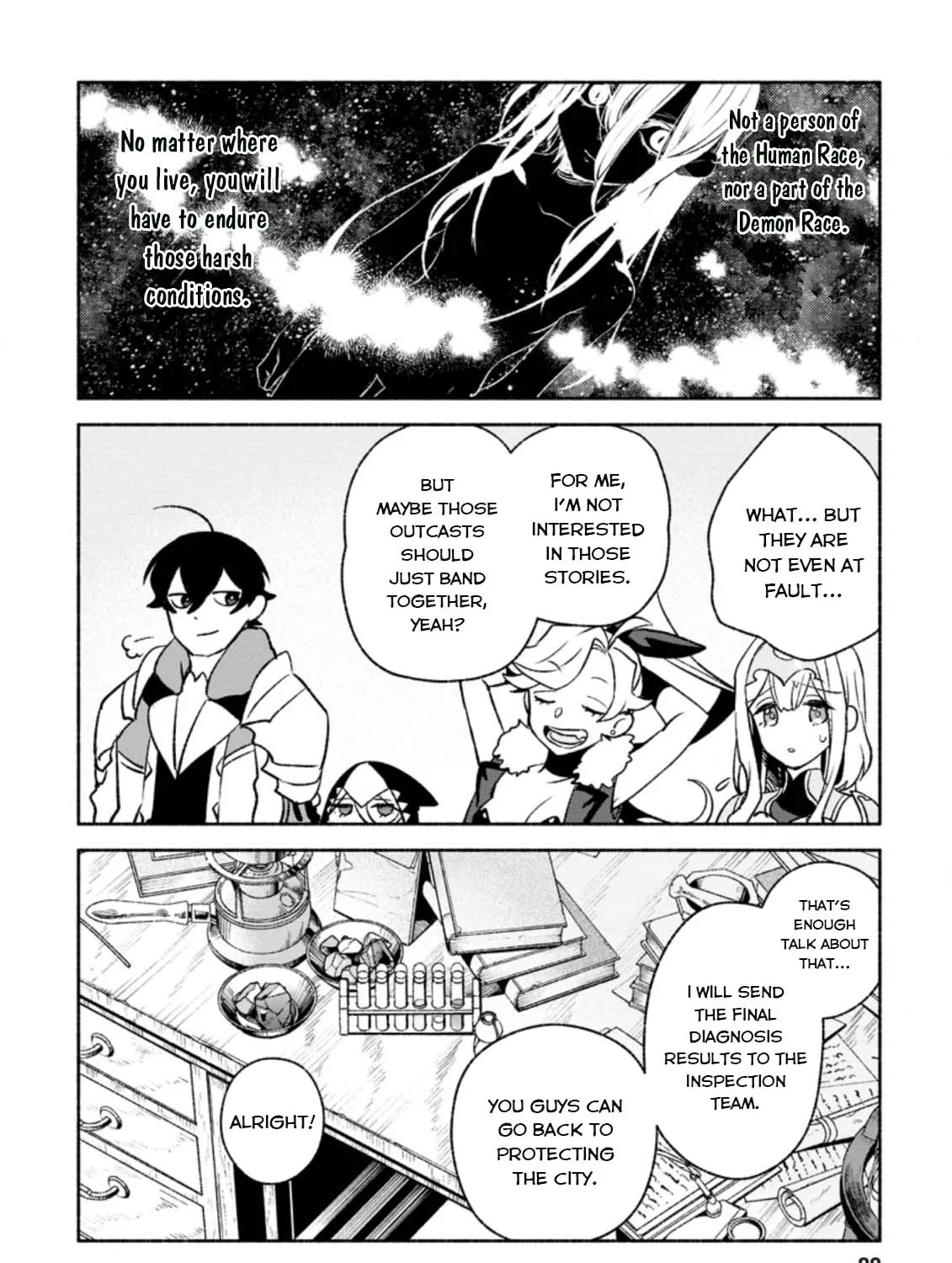 Sono Monban, Saikyou Nitsuki: Tsuihou Sareta Bougyo Ryoku 9999 No Senshi, Outo No Monban Toshite Musou Suru Zinmanga X Chapter 13 Page 48