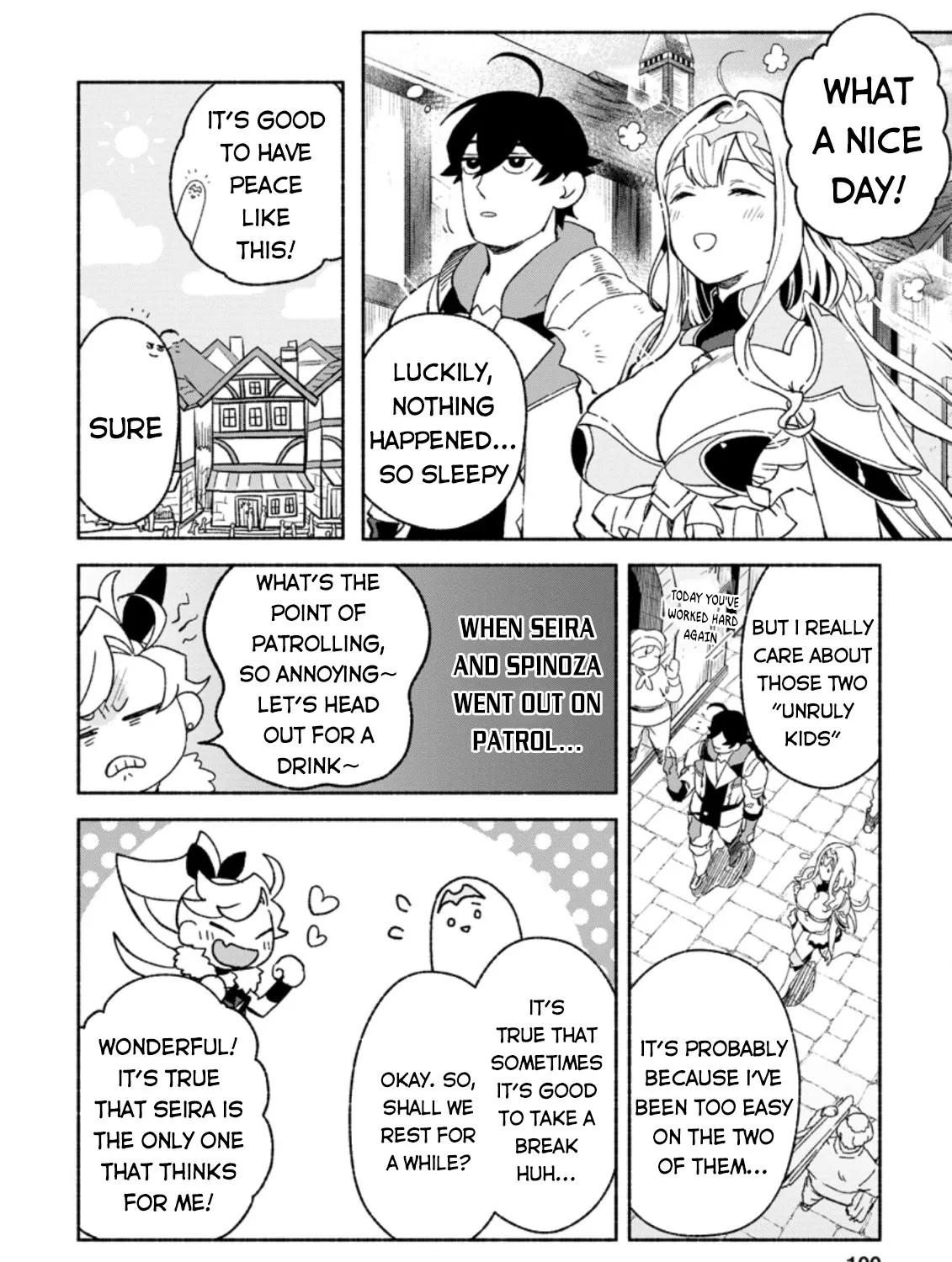 Sono Monban, Saikyou Nitsuki: Tsuihou Sareta Bougyo Ryoku 9999 No Senshi, Outo No Monban Toshite Musou Suru Zinmanga X Chapter 9 Page 4