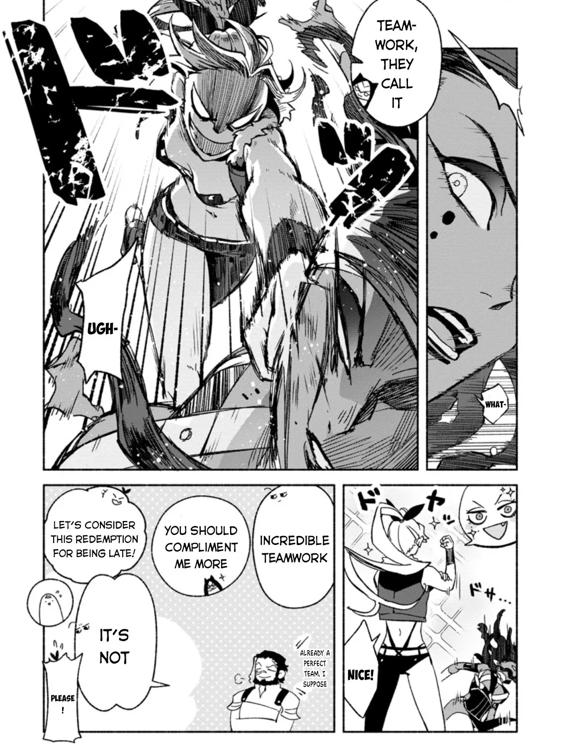 Sono Monban, Saikyou Nitsuki: Tsuihou Sareta Bougyo Ryoku 9999 No Senshi, Outo No Monban Toshite Musou Suru Zinmanga X Chapter 8 Page 46