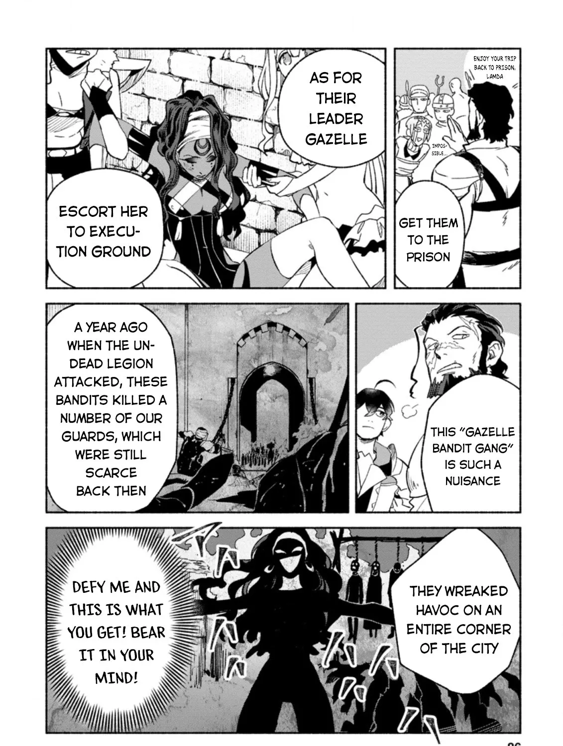 Sono Monban, Saikyou Nitsuki: Tsuihou Sareta Bougyo Ryoku 9999 No Senshi, Outo No Monban Toshite Musou Suru Zinmanga X Chapter 8 Page 48