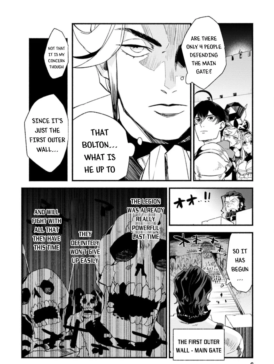 Sono Monban, Saikyou Nitsuki: Tsuihou Sareta Bougyo Ryoku 9999 No Senshi, Outo No Monban Toshite Musou Suru Zinmanga X Chapter 6 Page 8