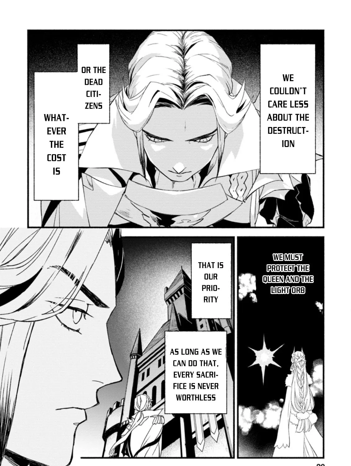 Sono Monban, Saikyou Nitsuki: Tsuihou Sareta Bougyo Ryoku 9999 No Senshi, Outo No Monban Toshite Musou Suru Zinmanga X Chapter 6 Page 33