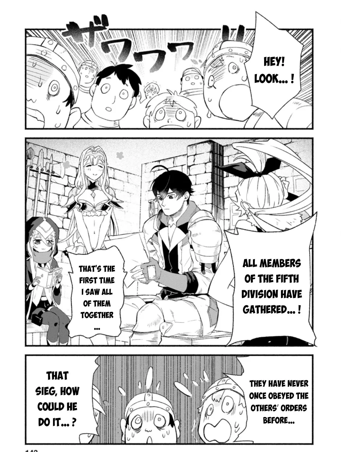 Sono Monban, Saikyou Nitsuki: Tsuihou Sareta Bougyo Ryoku 9999 No Senshi, Outo No Monban Toshite Musou Suru Zinmanga X Chapter 5 Page 42