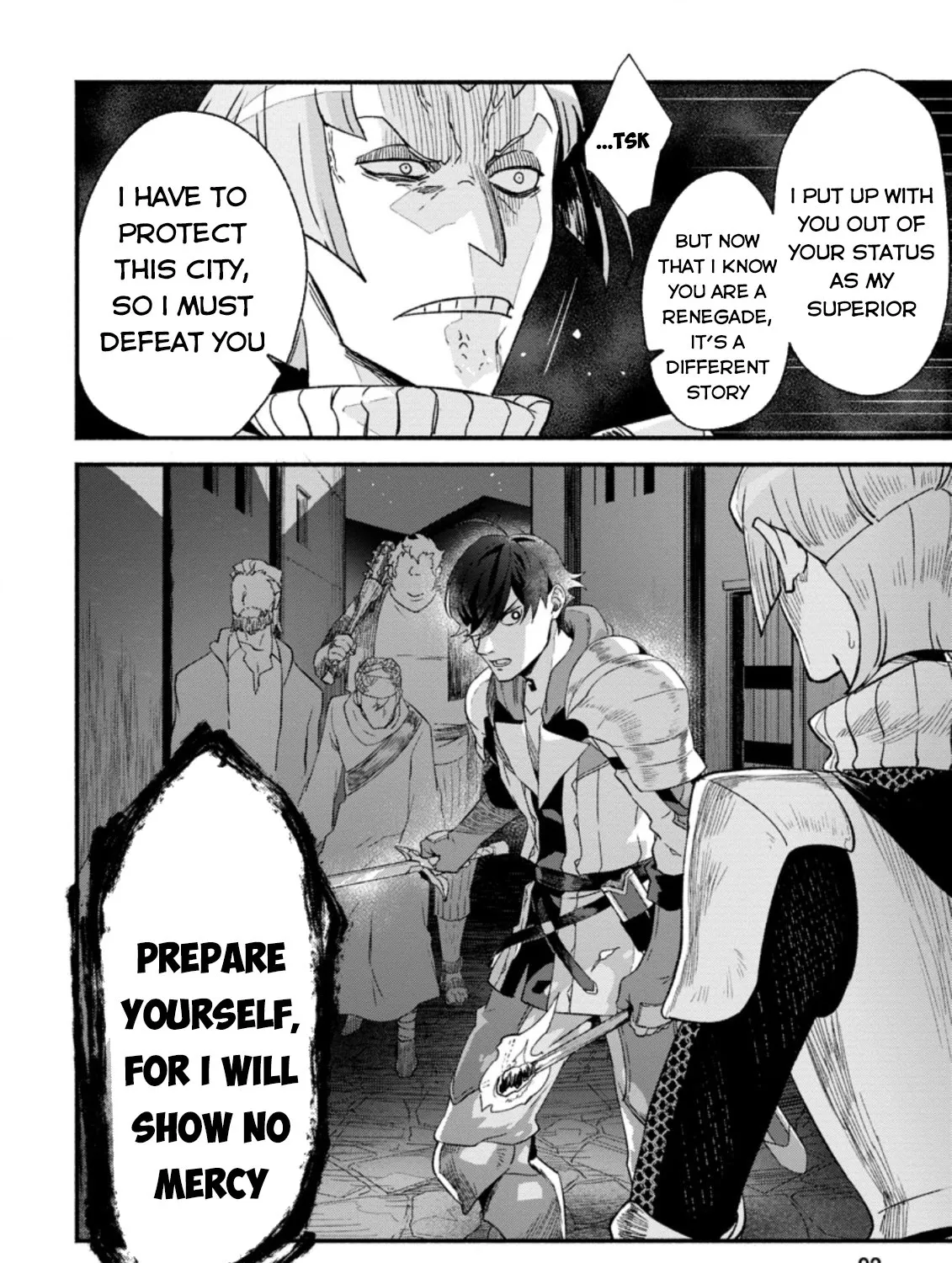 Sono Monban, Saikyou Nitsuki: Tsuihou Sareta Bougyo Ryoku 9999 No Senshi, Outo No Monban Toshite Musou Suru Zinmanga X Chapter 3.2 Page 40