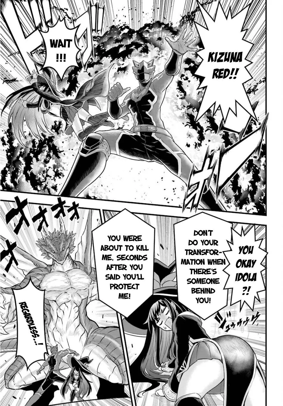 The Red Ranger Becomes An Adventurer In Another World Zinmanga X Chapter 1.2 Page 13