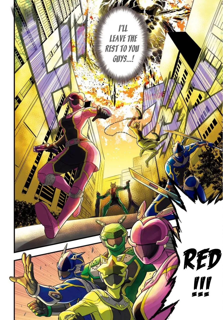 The Red Ranger Becomes An Adventurer In Another World Zinmanga X Chapter 1.1 Page 3